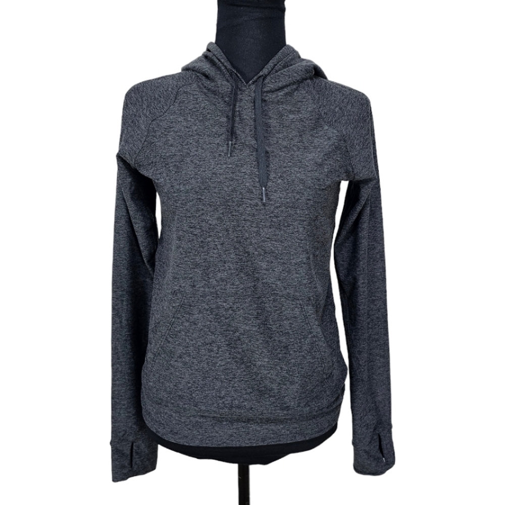 Outdoor Voices Dark Gray Hooded Pullover Activewear Size Small